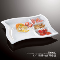 CHAOZHOU Hotel&Restaurant 4 in 1 white porcelain sauce plates,porcelain dinnerware,charger plate